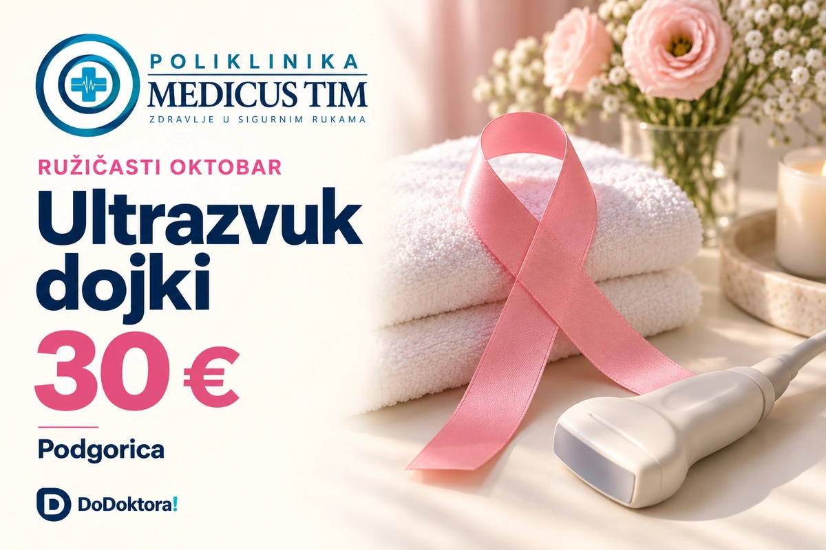 Medicus Tim Podgorica — ultrazvuk dojki 30 eura