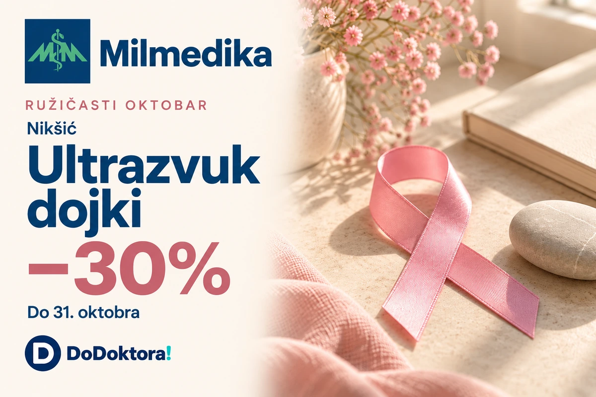 Milmedika Nikšić — 30 posto popusta na ultrazvuk dojki