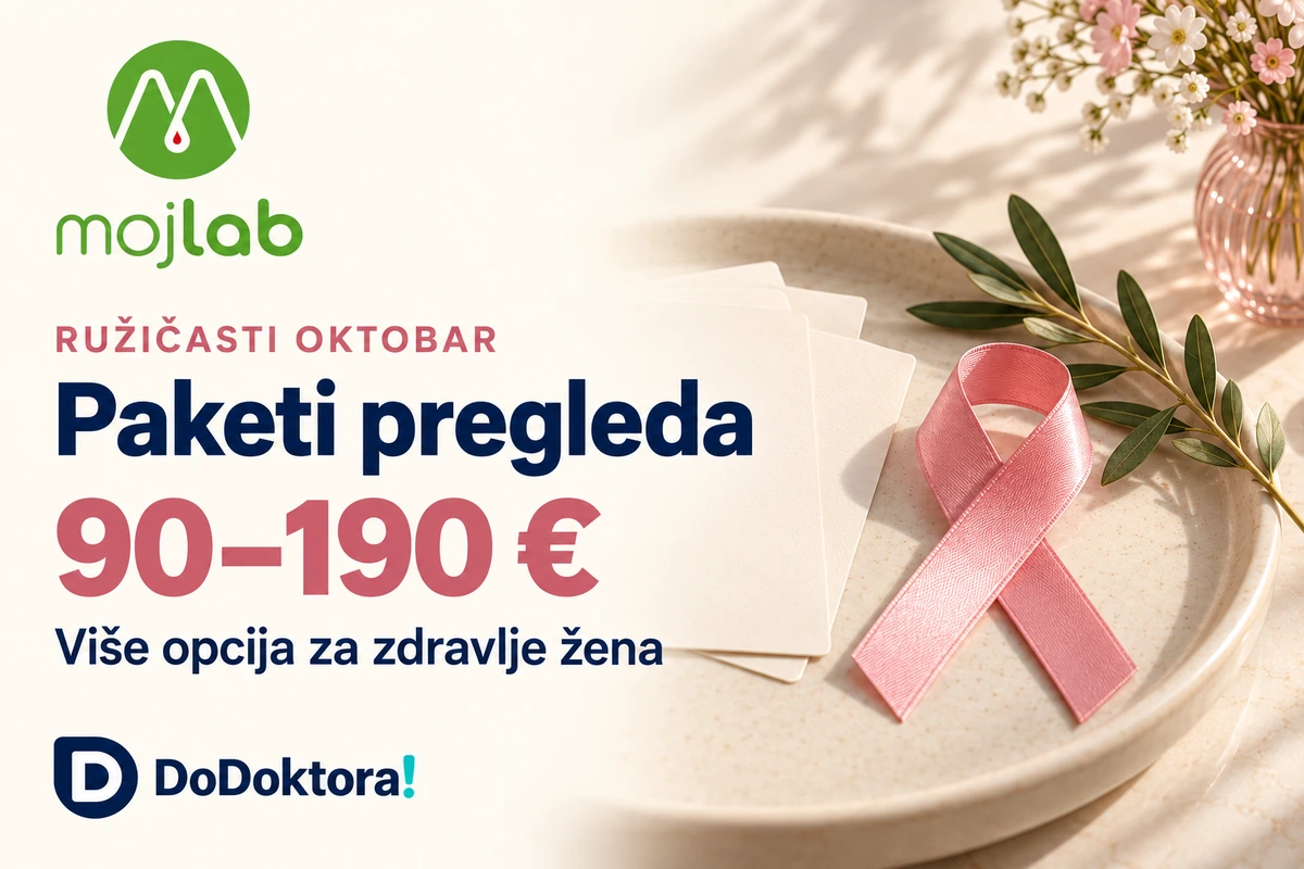 Moj Lab — paketi pregleda za zdravlje žena od 90 do 190 eura